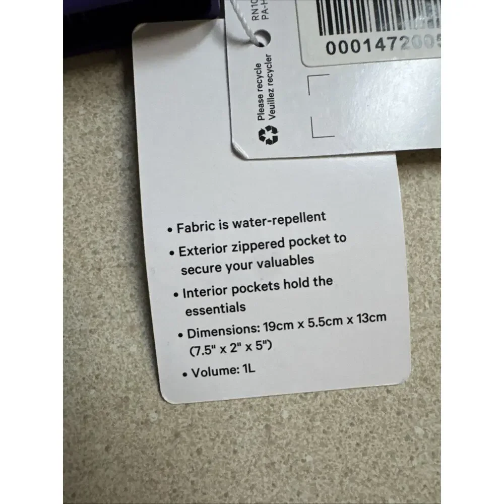 Lululemon Everywhere Belt Bag Atomic Purple Wobbley Wordmark NWT